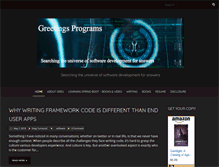 Tablet Screenshot of greglturnquist.com